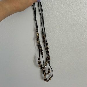 Laila Rowe glass and beads necklace